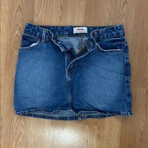 Wrangler Denim Mini Skirt Size 4